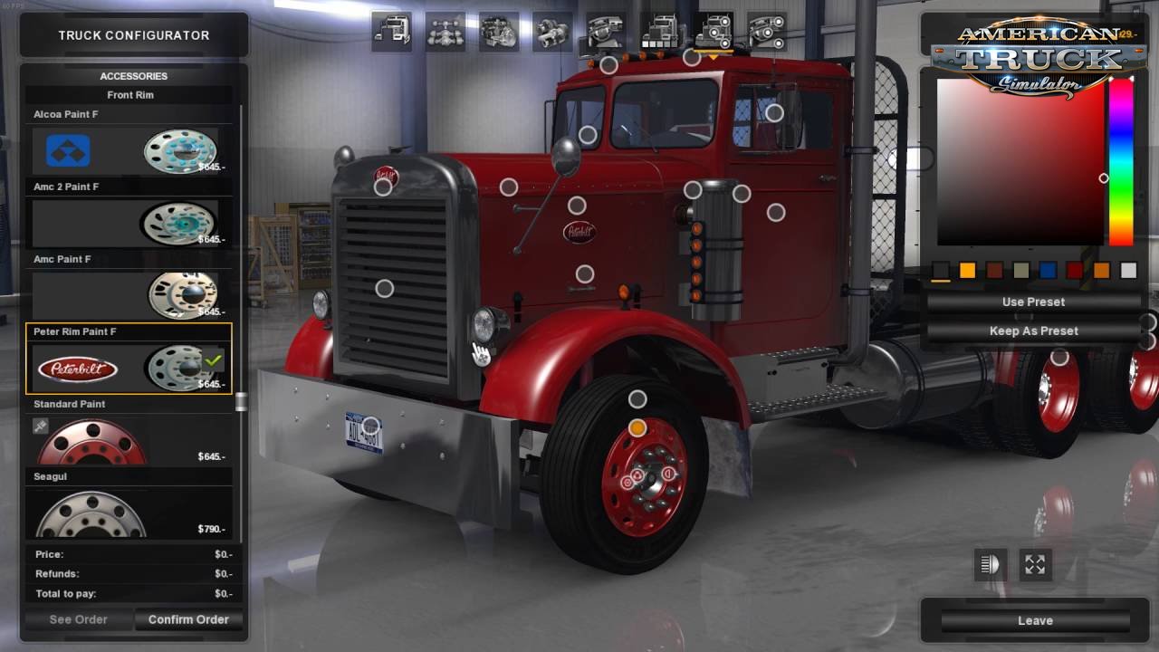 American Pro Truckers Wheel and Accessories Pack (update) for Ats