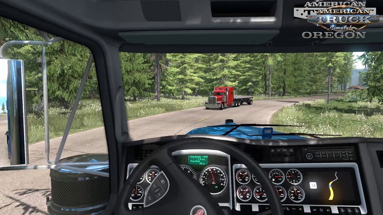 Oregon DLC: Short Gameplay -  American Truck Simulator