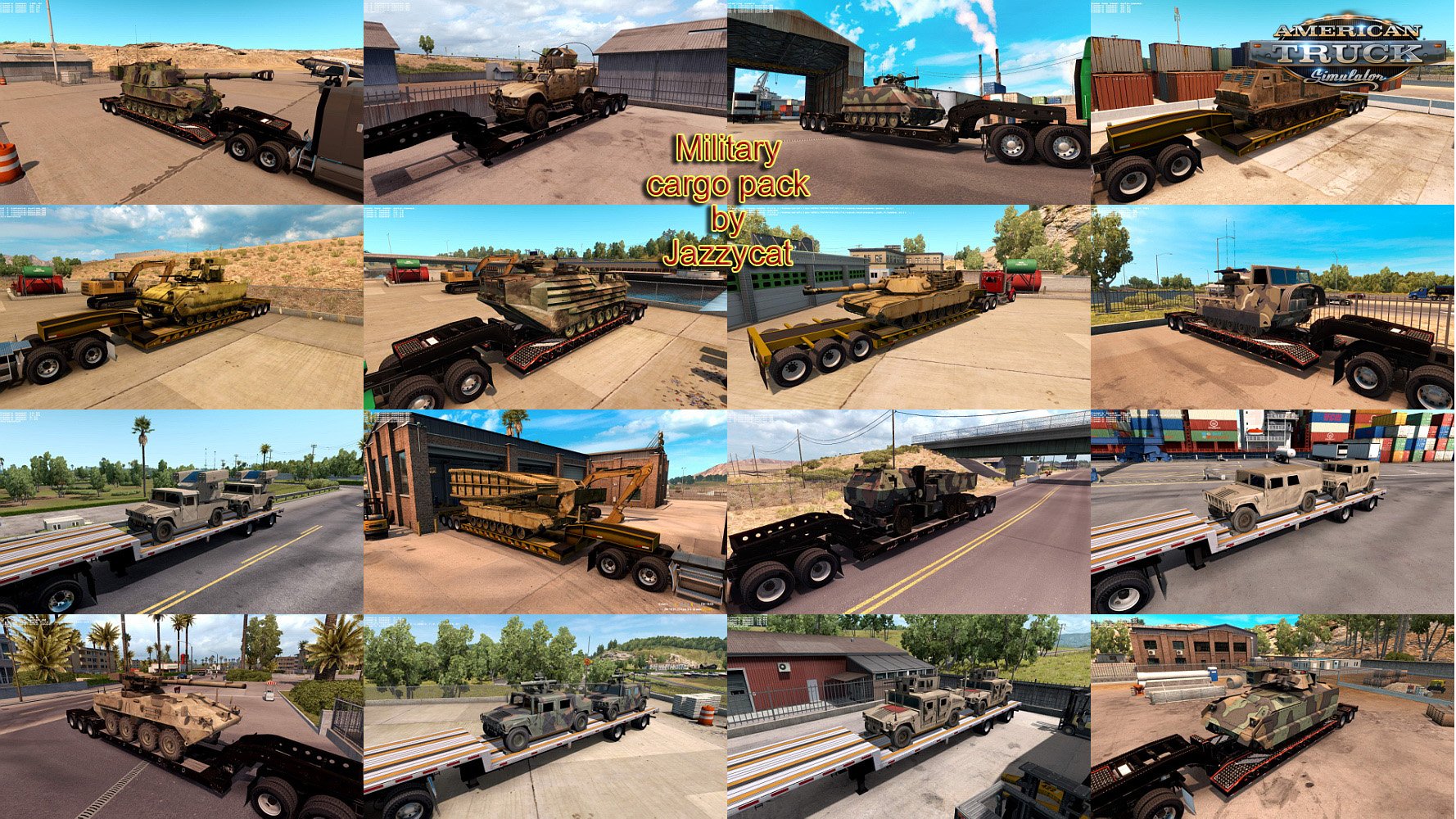 Military Cargo Pack v1.1.3 by Jazzycat (1.35.x) for ATS