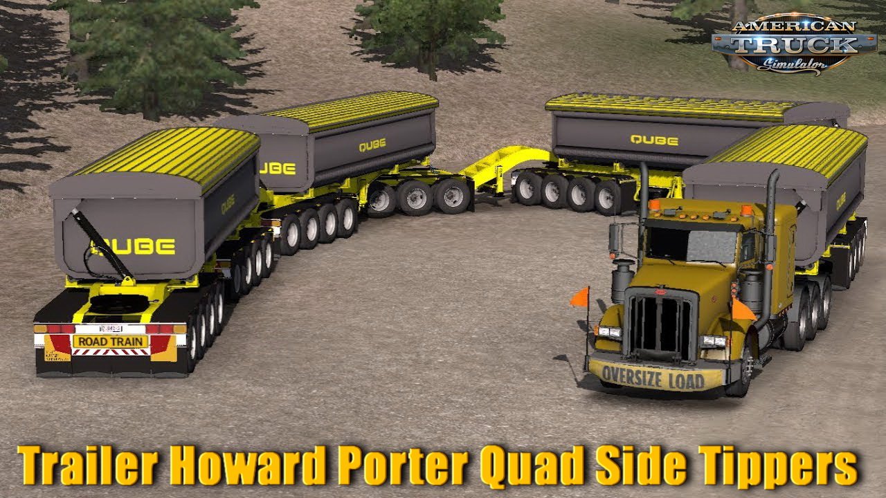 Trailer Howard Porter Quad Side Tippers v1.0 (1.32.x)