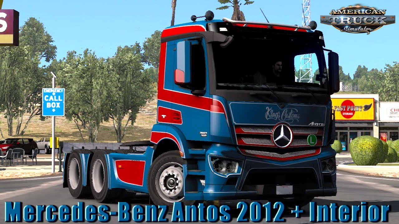 Mercedes-Benz Antos 2012 + Interior v1.0 (1.32.x)