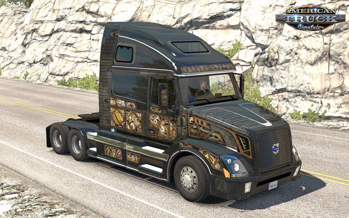 SCS Steam Punk Skin for VNL 670 ATS (Aradeth) v1.0 (1.32.x)