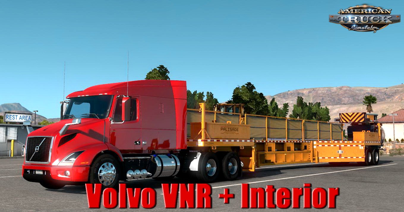 Volvo VNR + Interior v1.17 for ATS (1.33.x)