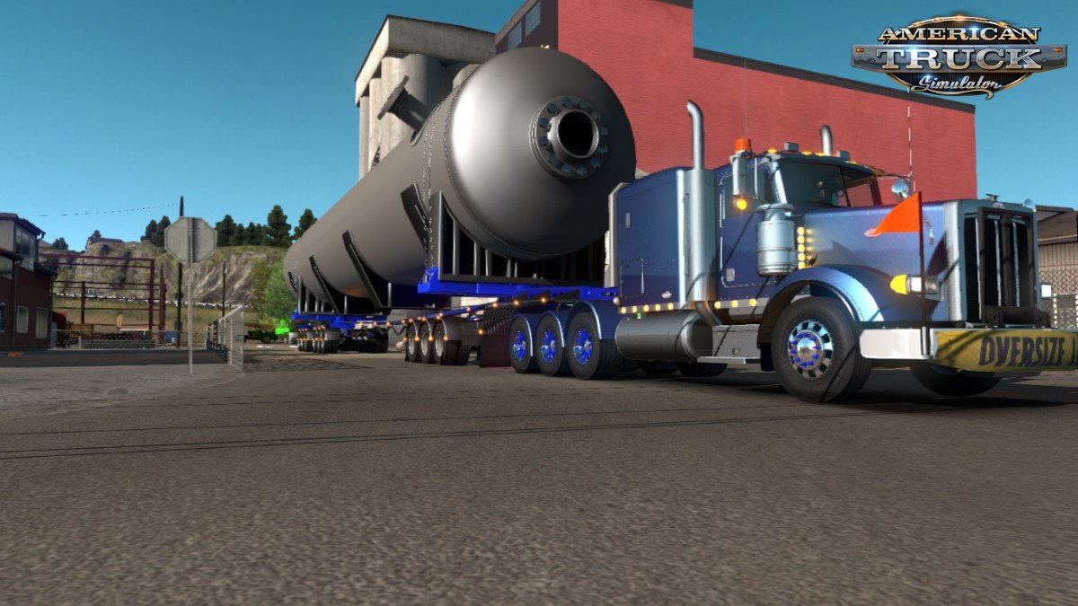 Oversize Owned Dolly Trailer (9 axles with steer axles) v1.0 (1.32.x)