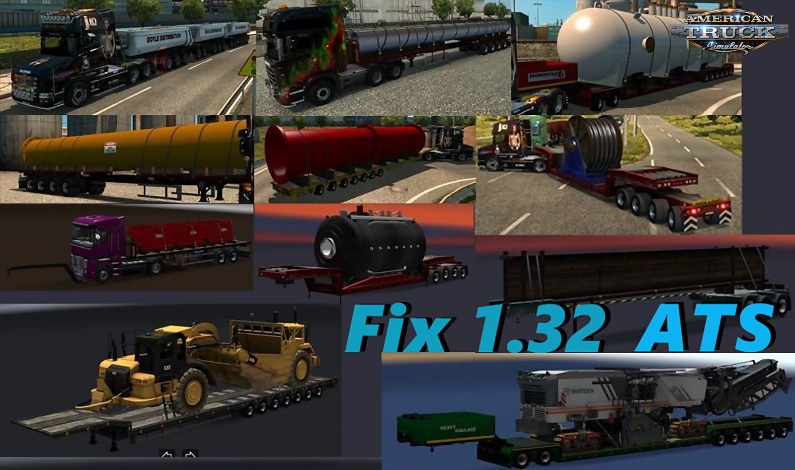 Ats Fix 1.32 for Chris45 Trailers Pack v 9.10