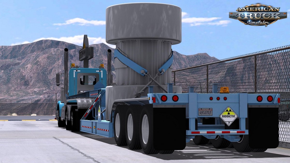 BWS Specialized Nuclear Waste Trailer v1.0 for Ats [1.32.x]