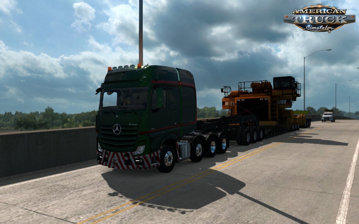 Mercedes Big Stars (Actros/Arocs SLT) v1.0 for ATS (1.32.x)