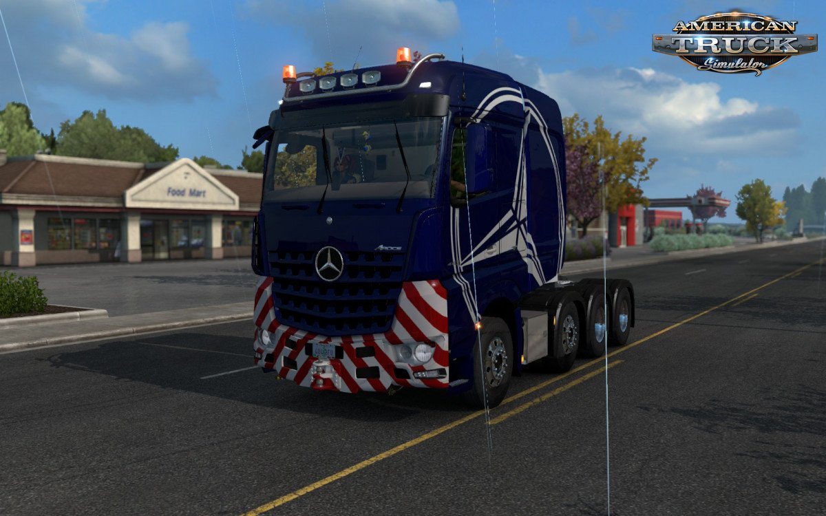 Mercedes Big Stars (Actros/Arocs SLT) v1.0 for ATS (1.32.x)