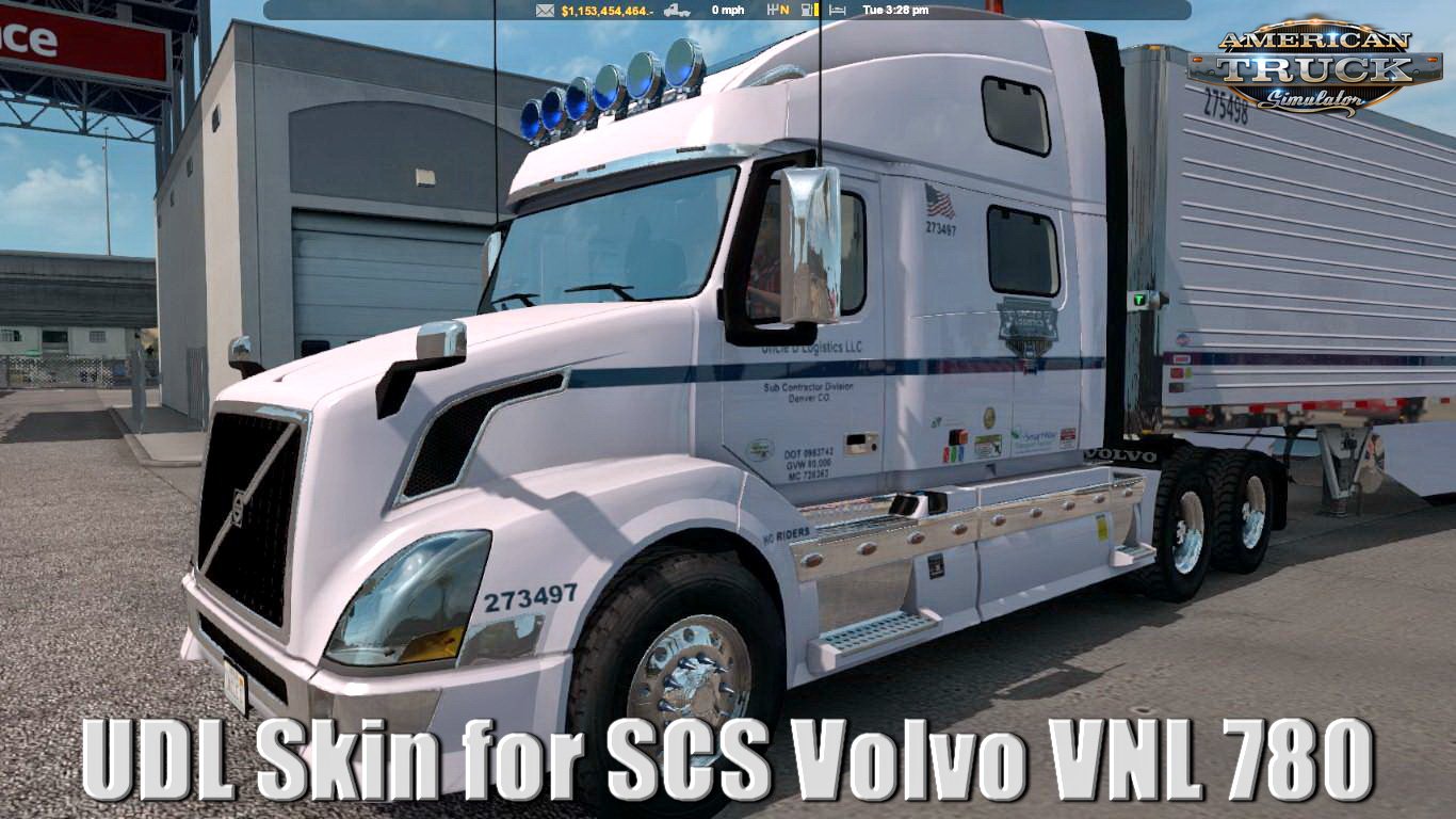 UDL Skin for SCS Volvo VNL 780 v1.0 (1.33.x)