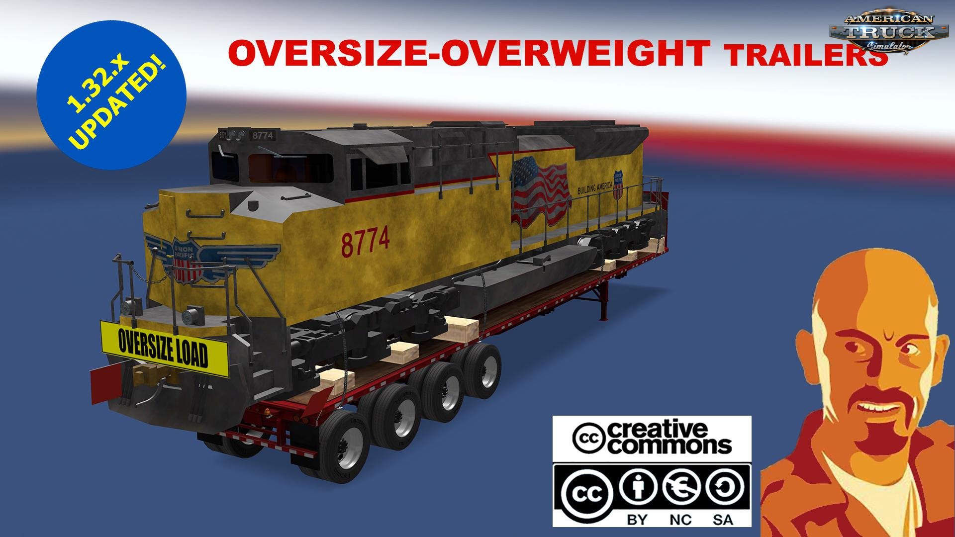 Oversize Overweight Trailers U.S.A. v1.0 (Fixed) (1.33.x)