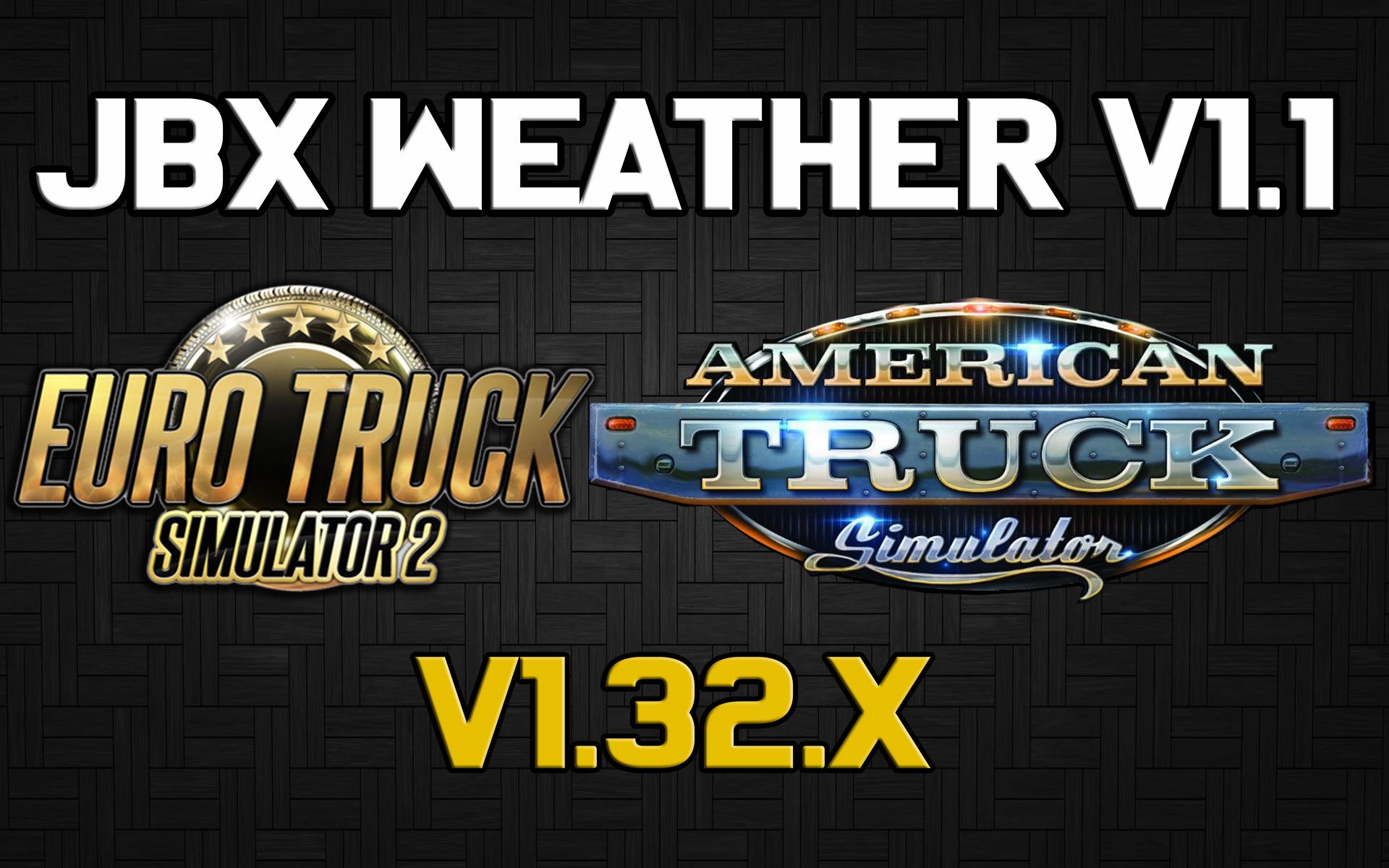 JBX Weather v1.2 by JuanBonX for ATS (1.33.x)