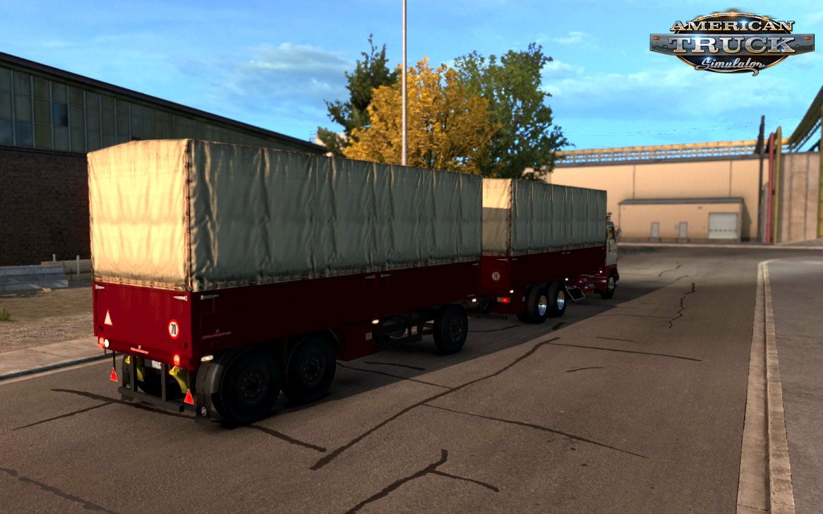 Volvo F88 + Interior + Custom BDF trailer v1.0 by XBS (1.33.x)