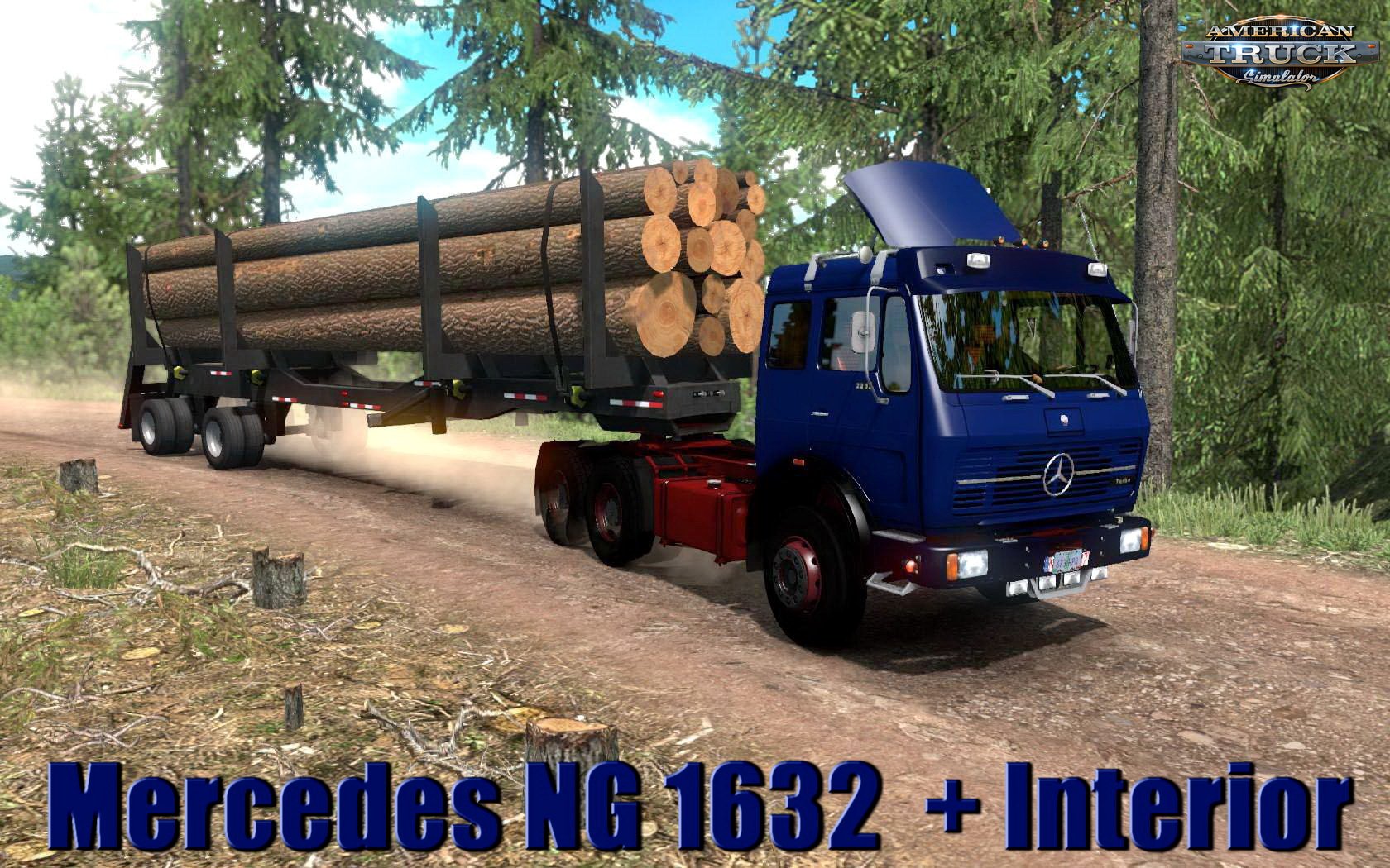 Mercedes NG 1632  + Interior v1.0 (1.33.x)