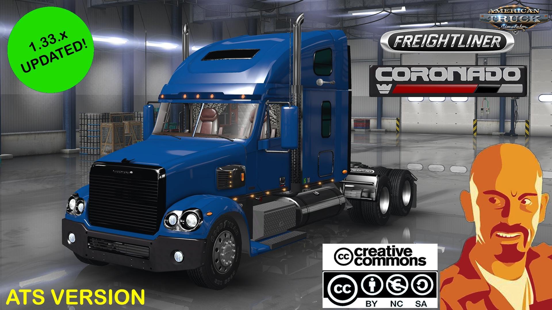 Freightliner Coronado + Interior v1.0 Edit by CyrusTheVirus (1.33.x)