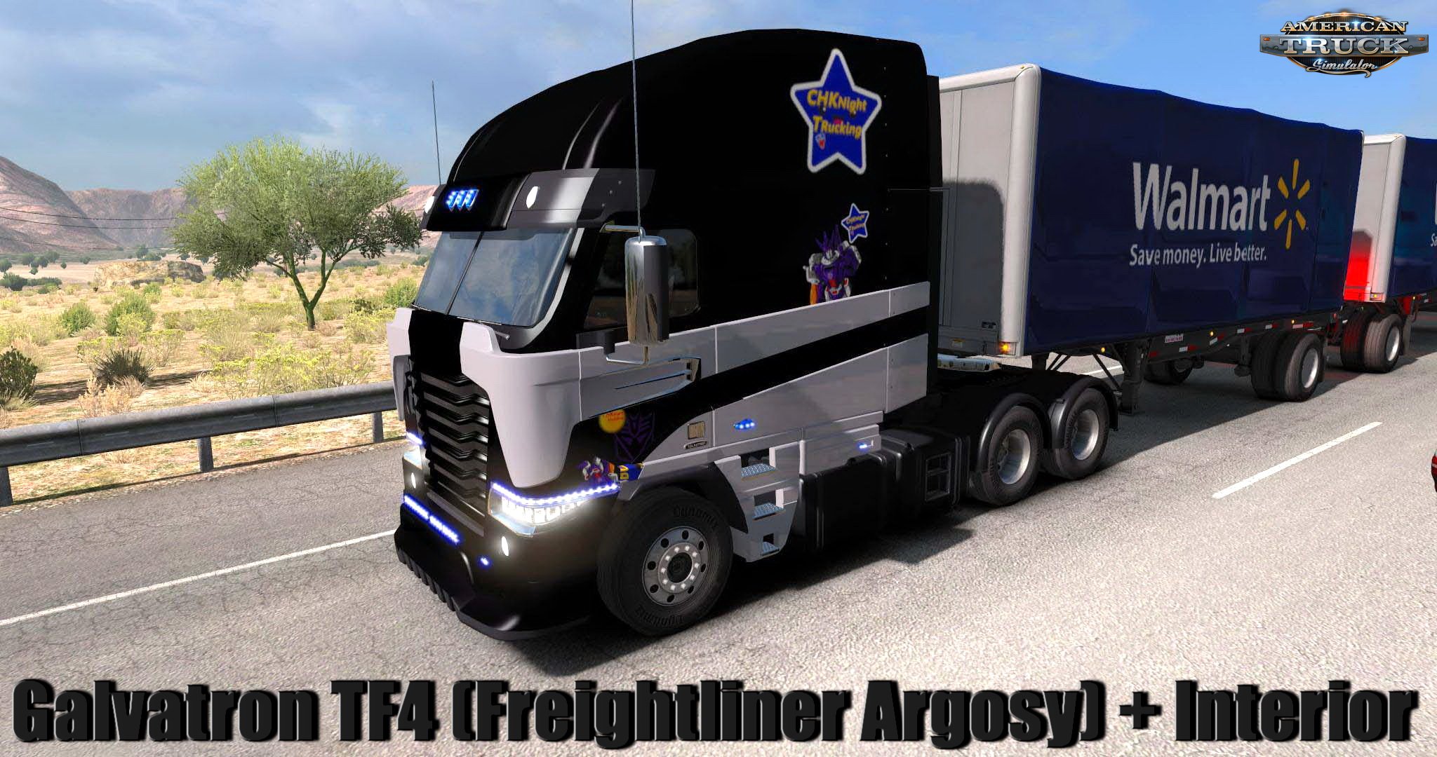 Galvatron TF4 (Freightliner Argosy) + Interior v1.1 Edit by CHKnight (1.33.x)