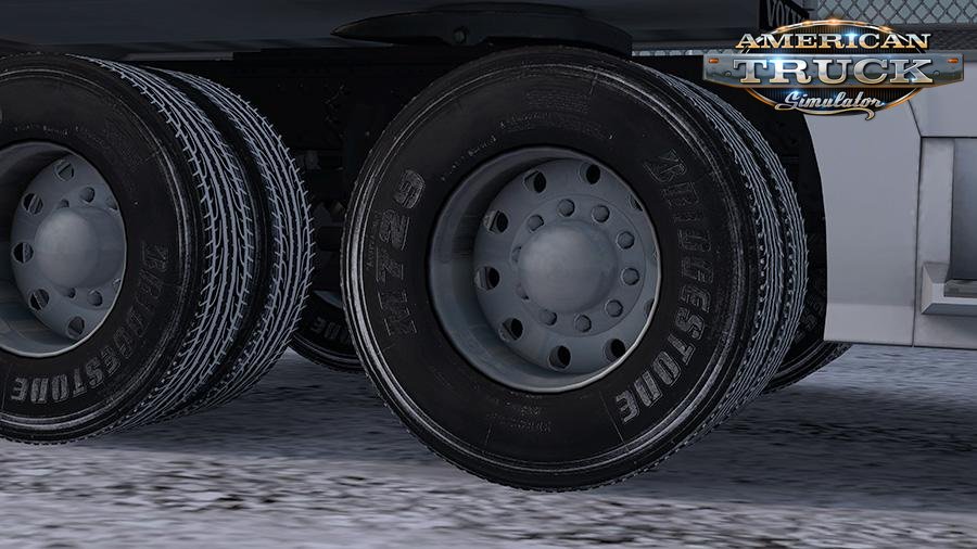 Bridgestone Snowy Truck/Trailer Tires v1.0 by Aradeth (1.33.x)