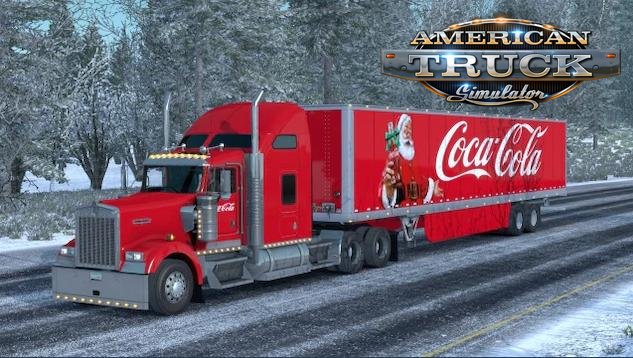 Coca Cola Christmas Skins  Pack for Trucks + Trailers v1.0 (1.33.x)