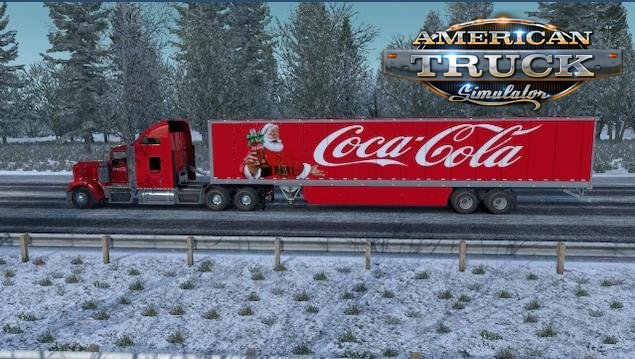 Coca Cola Christmas Skins  Pack for Trucks + Trailers v1.0 (1.33.x)