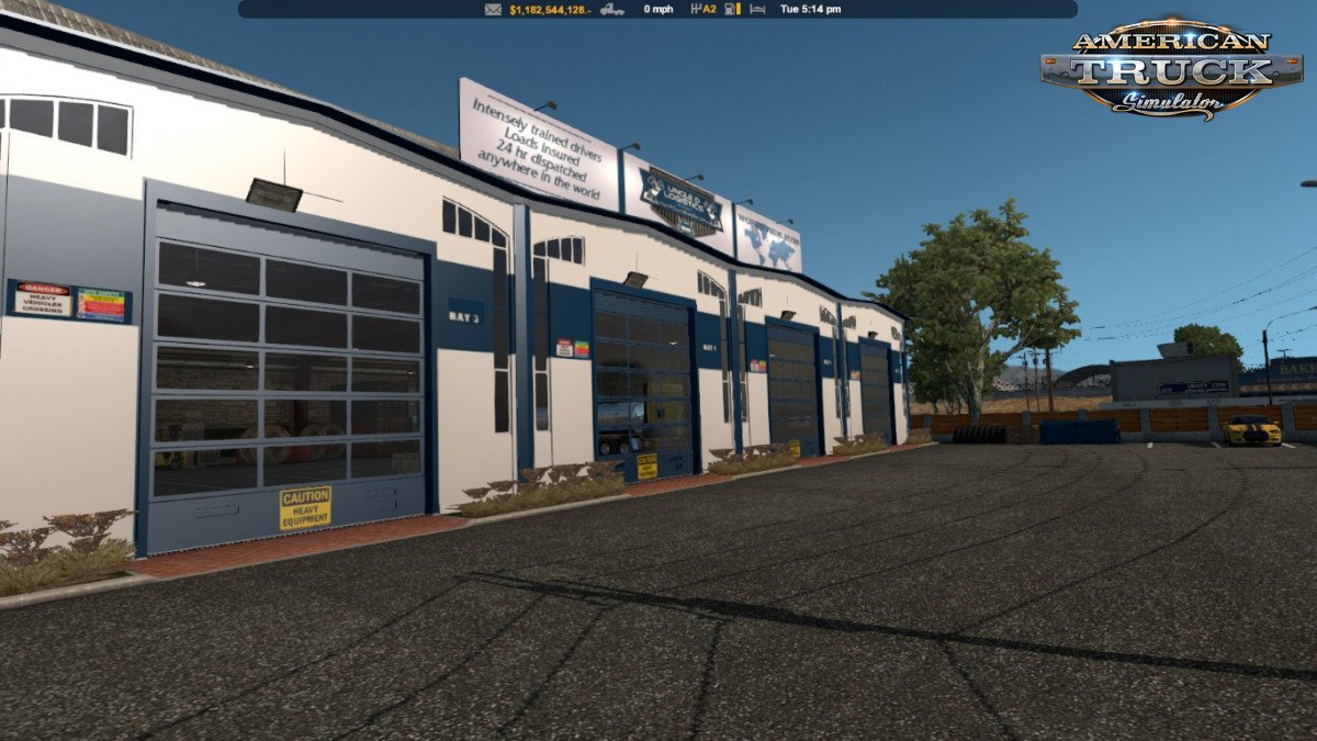 Uncle D Logistics ATS VTC Garage Skin v1.0 (1.33.x) for ATS