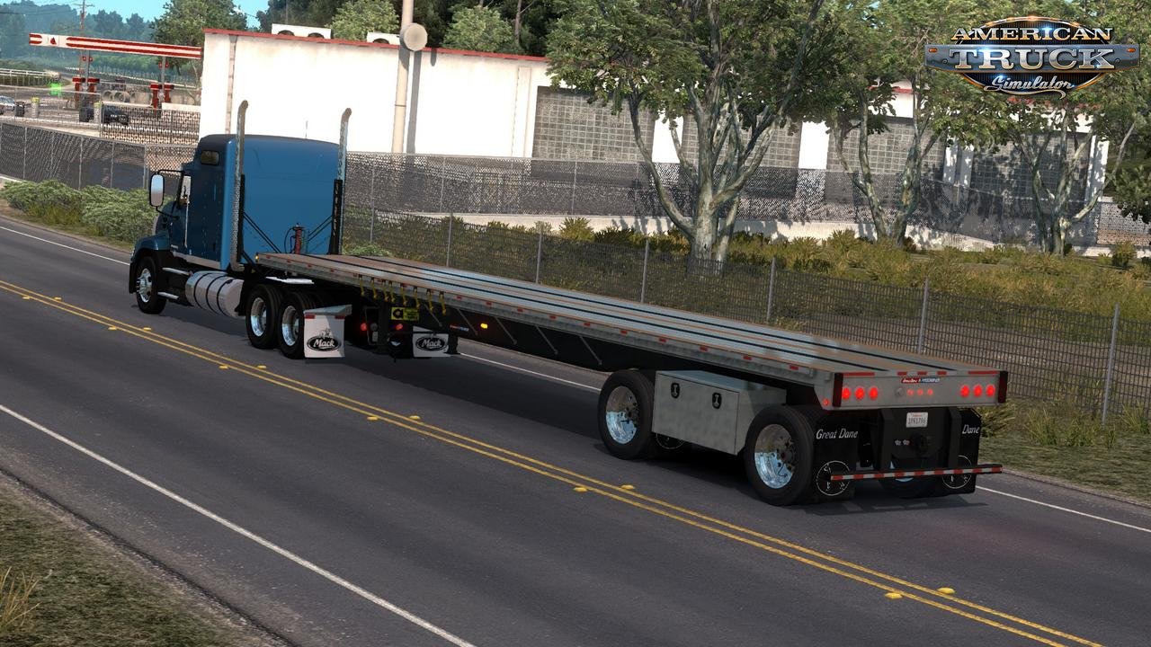 Trailer Great Dane Flatbed Freight FREEDOM LT v1.0 by keithd203 (1.33.x)