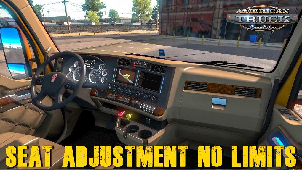 Seat adjustment no limits v2.1 by president10 (1.33.x) for ATS