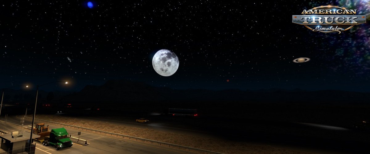 Starlit Sky Mod v1.0 (1.33.x) for ATS