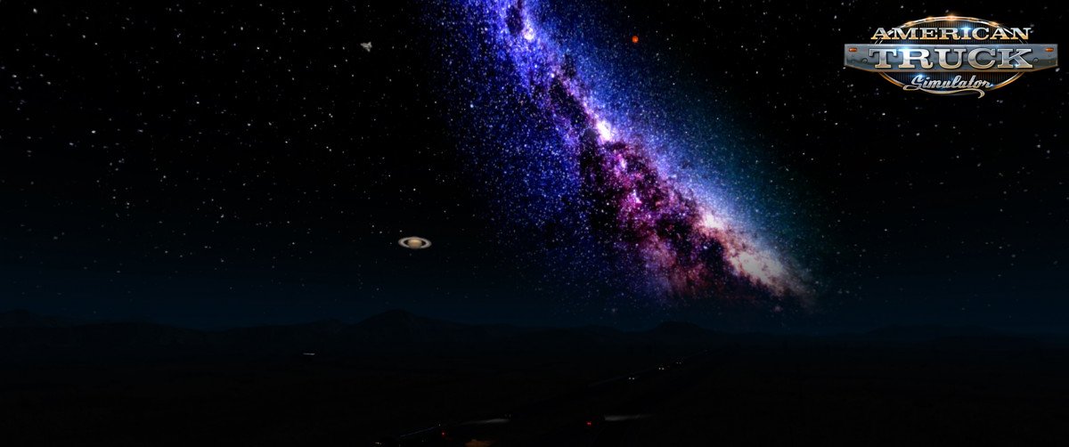 Starlit Sky Mod v1.0 (1.33.x) for ATS