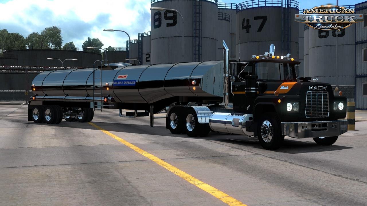 Trailer Rubberduck Tanker Freight v1.2 (1.40.x) for ATS