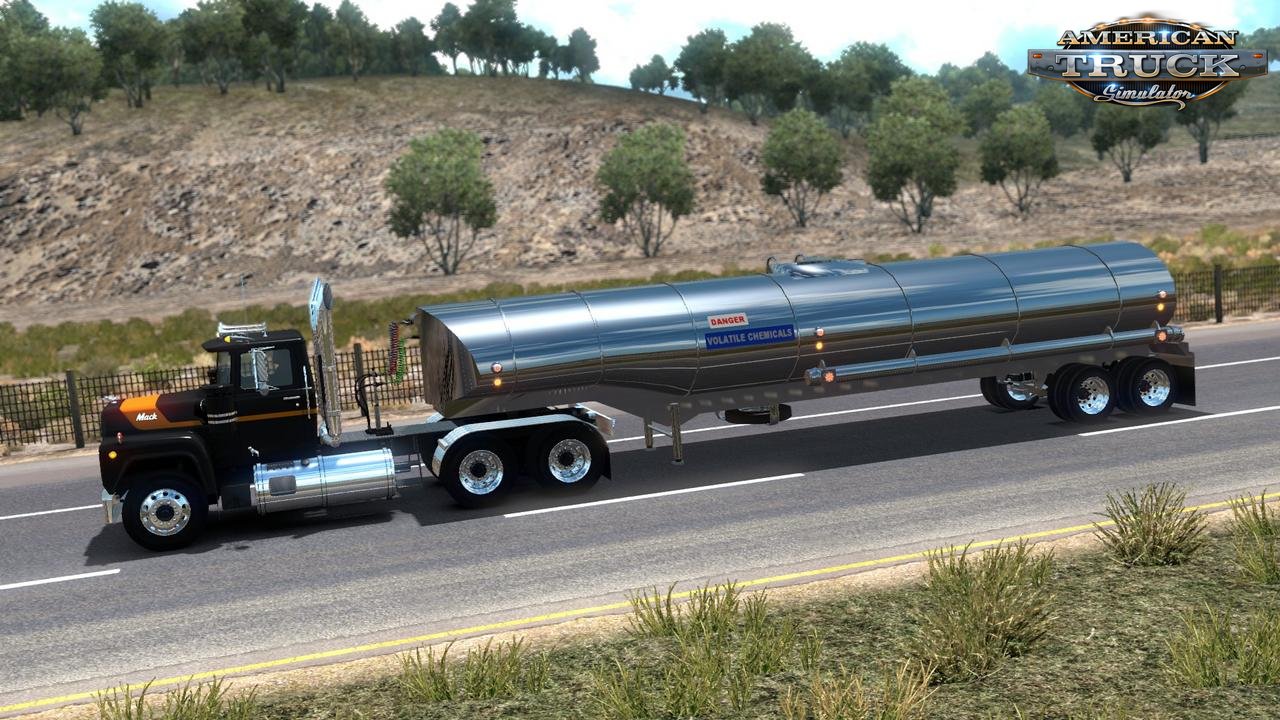 Trailer Rubberduck Tanker Freight v1.2 (1.40.x) for ATS
