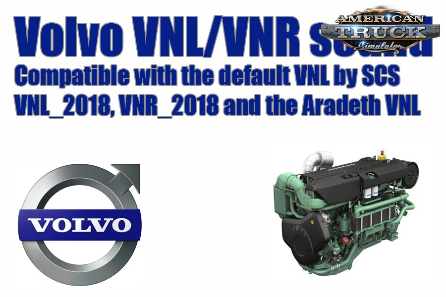 Volvo VNL/VNR Sound Mod v1.0 (1.33.x) for ATS