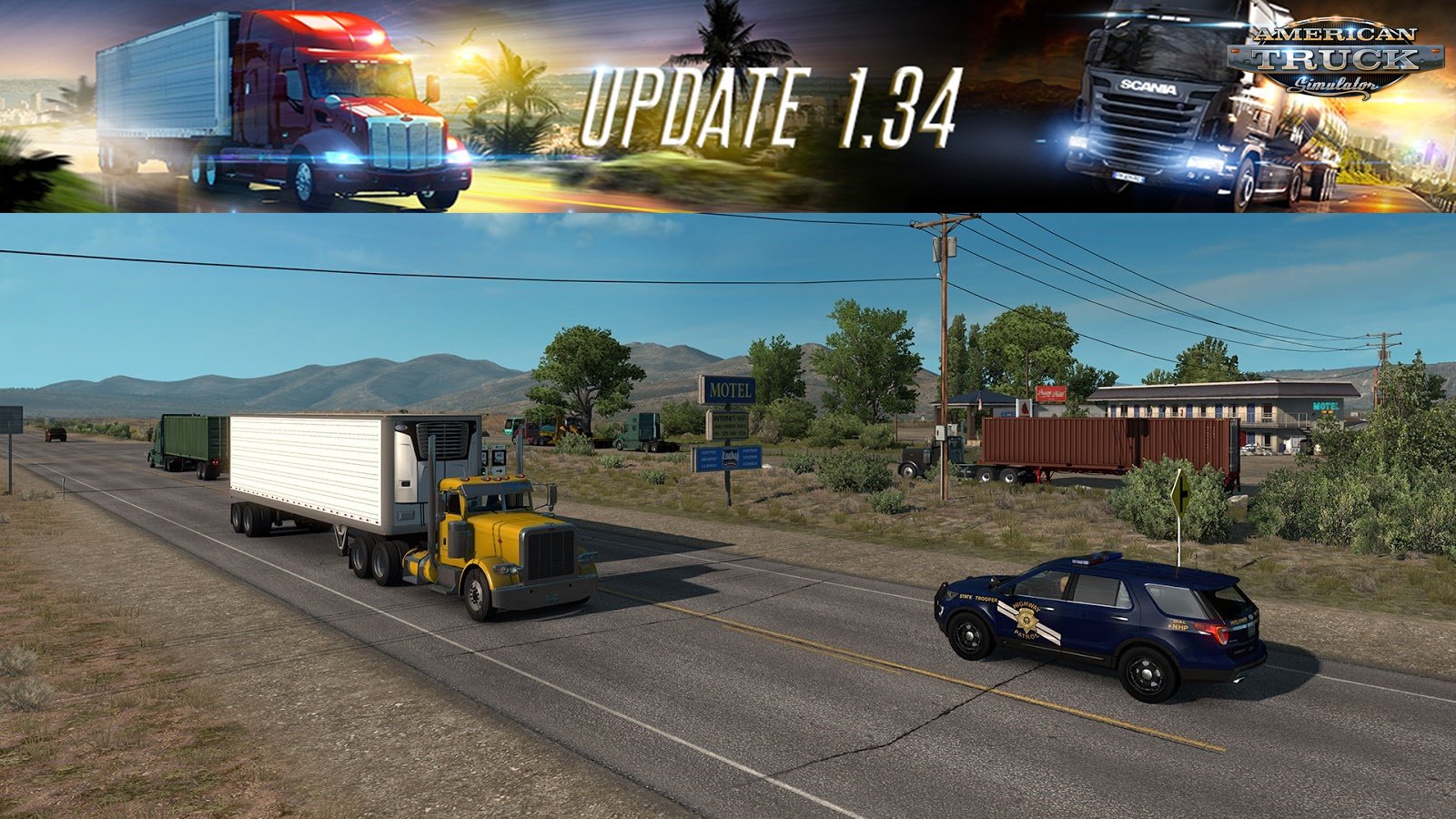 ATS and ETS2 Update 1.34