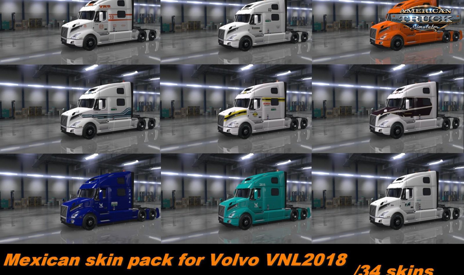 Mexican Skin Pack for Volvo VNL v1.0 (1.34.x)