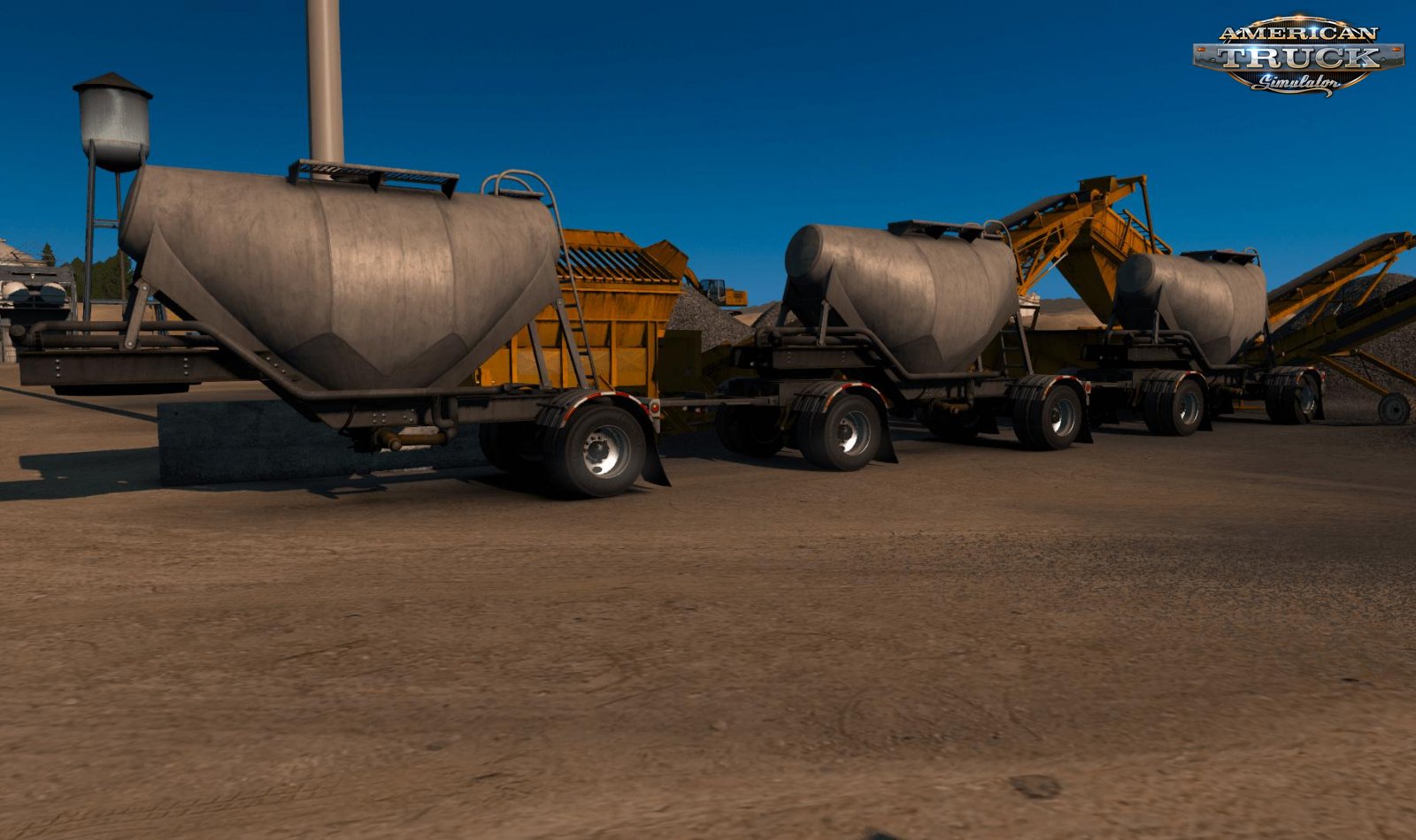 Cement Triple Hopper MP-SP Multiplayer TruckersMP v1.0 (1.34.x)