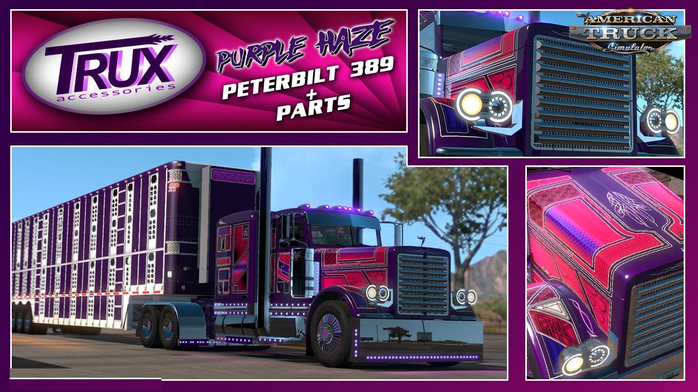 Trux Purple Haze Slin & Parts + lights v1.0 (1.34.x)