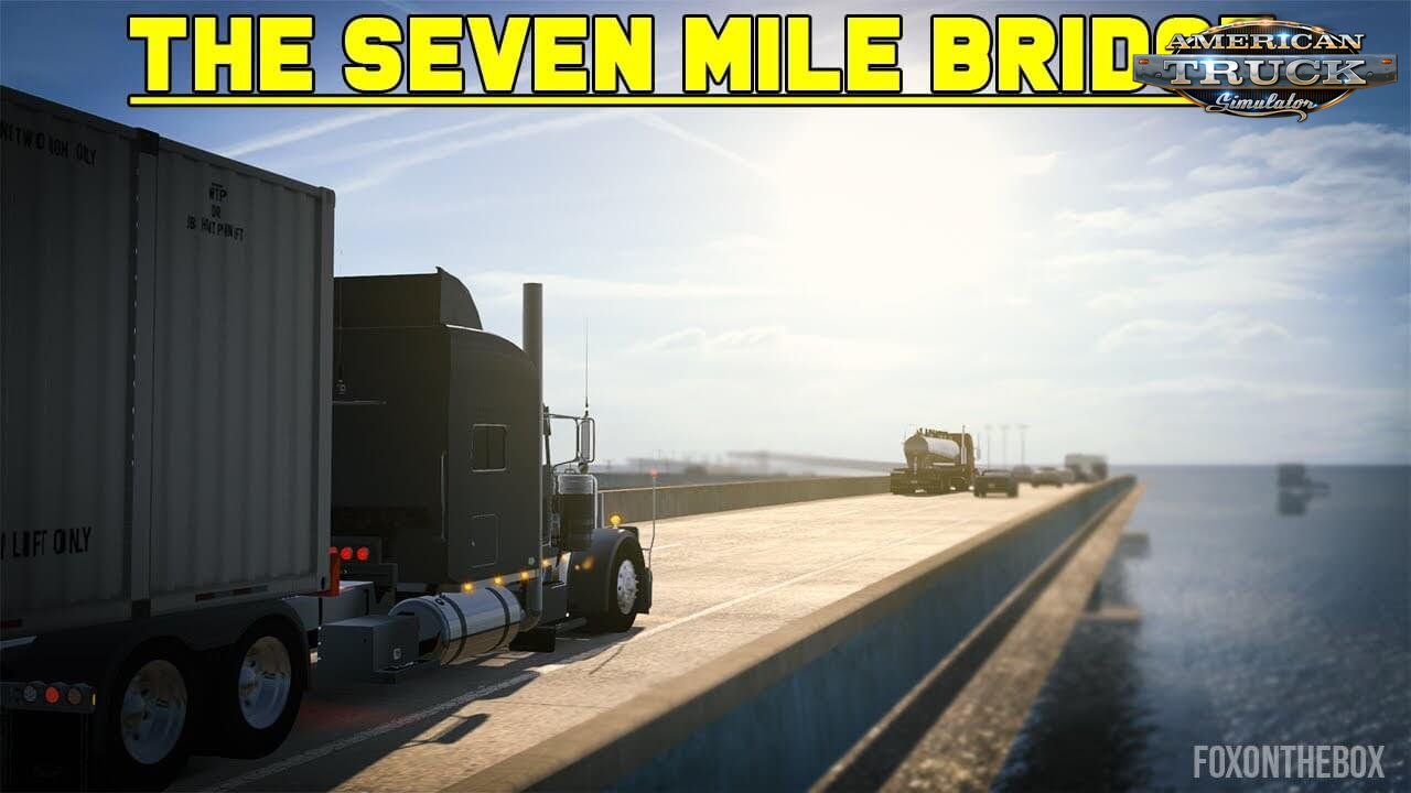 The Seven Mile Bridge | Key West → Naples - American Truck Simulator