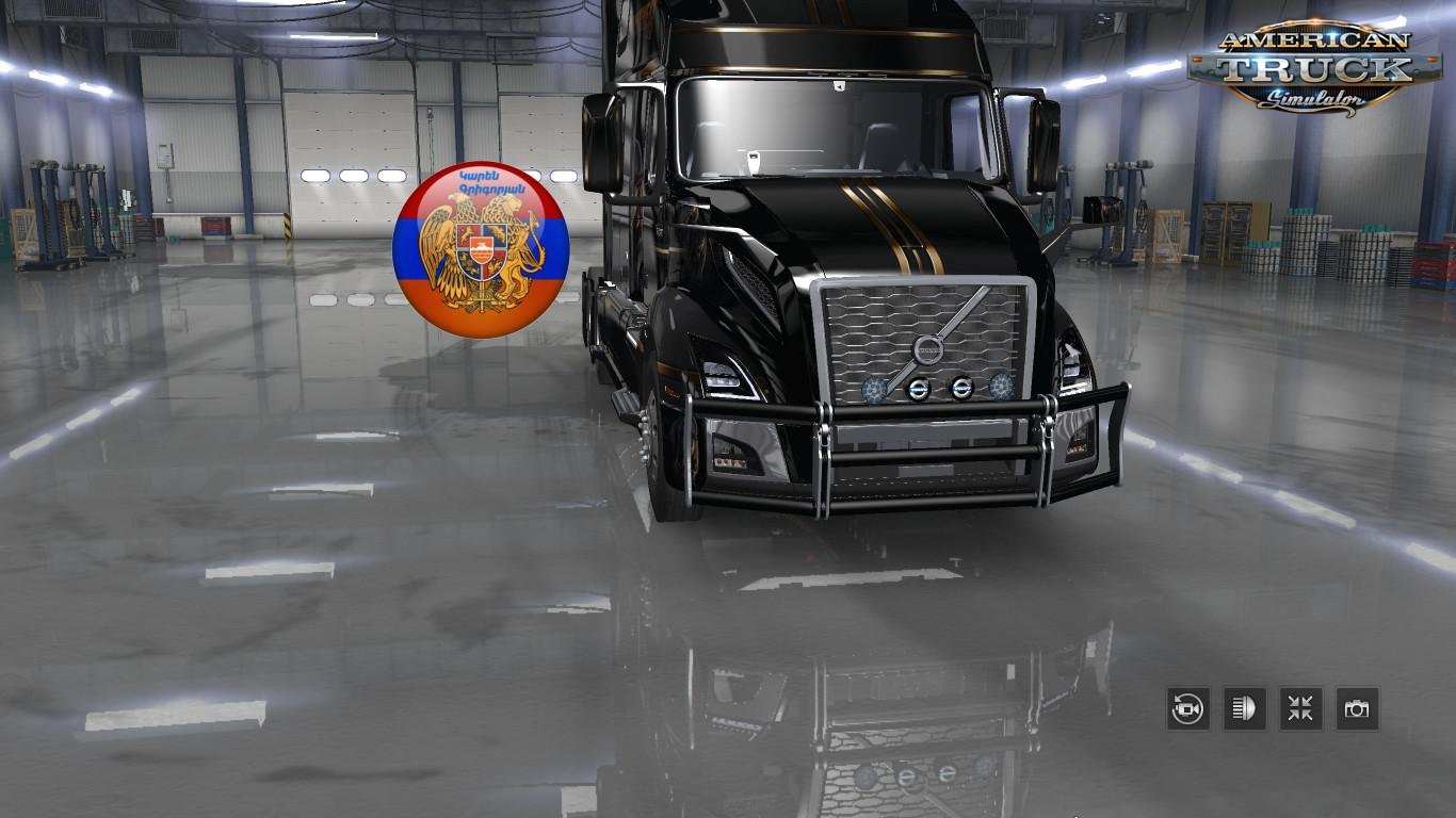 Three new frontgrill for Volvo vnl 2018 v1.0 (1.34.x)