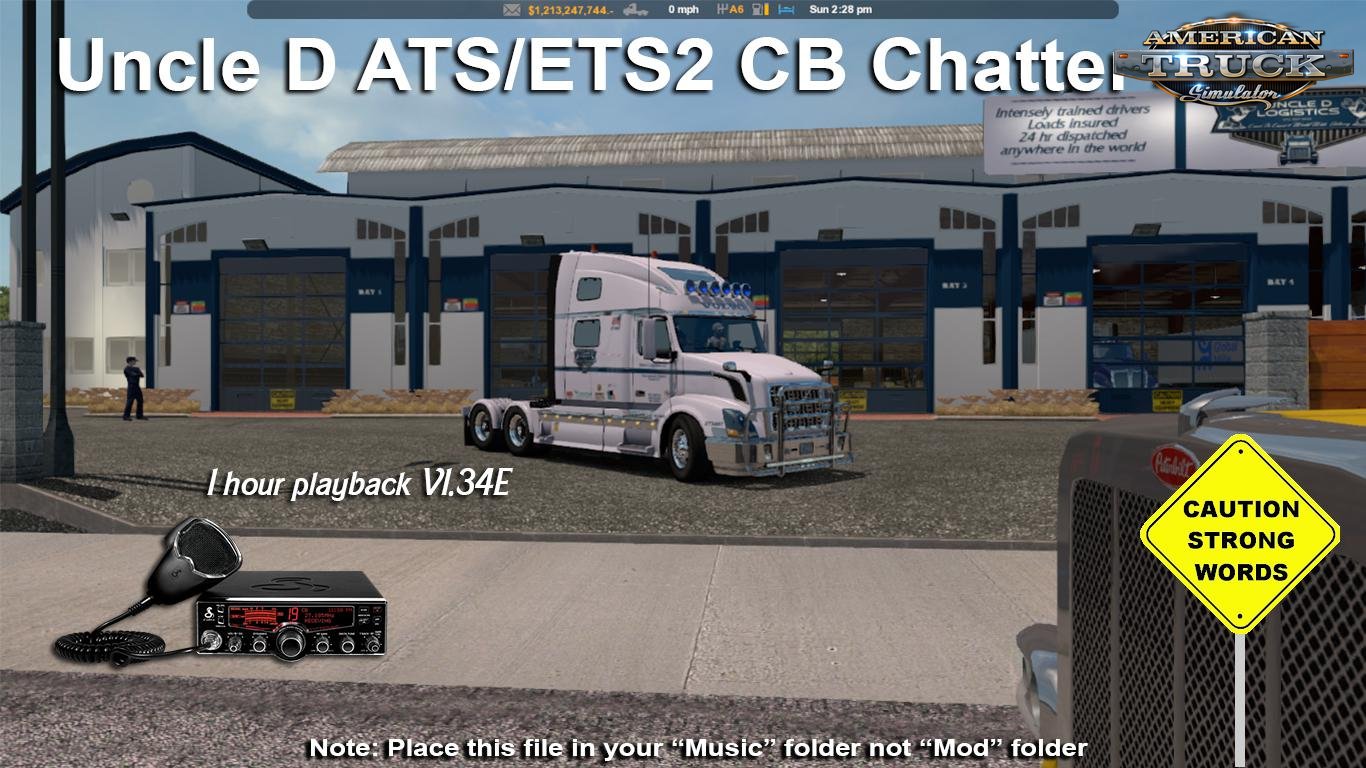 2019 Uncle D CB Chatter v1.34e for ATS