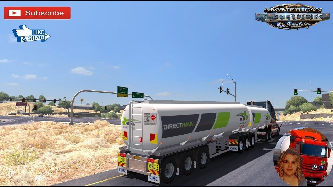 Arizona Improvement Project Map - American Truck Simulator