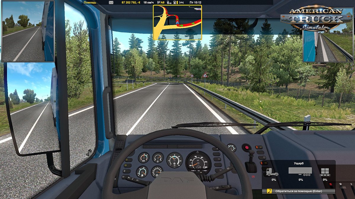 Route Advisor Mod v1.1 by bobo58 (1.41.x) for ATS