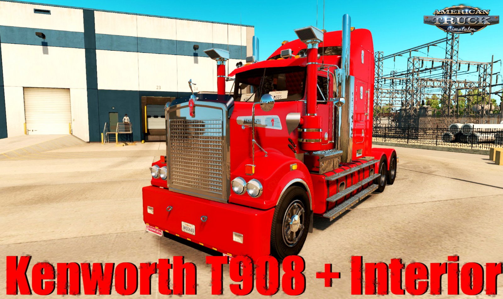 Kenworth T908 + Interior v6.4 by RTA Team (v1.34.x)