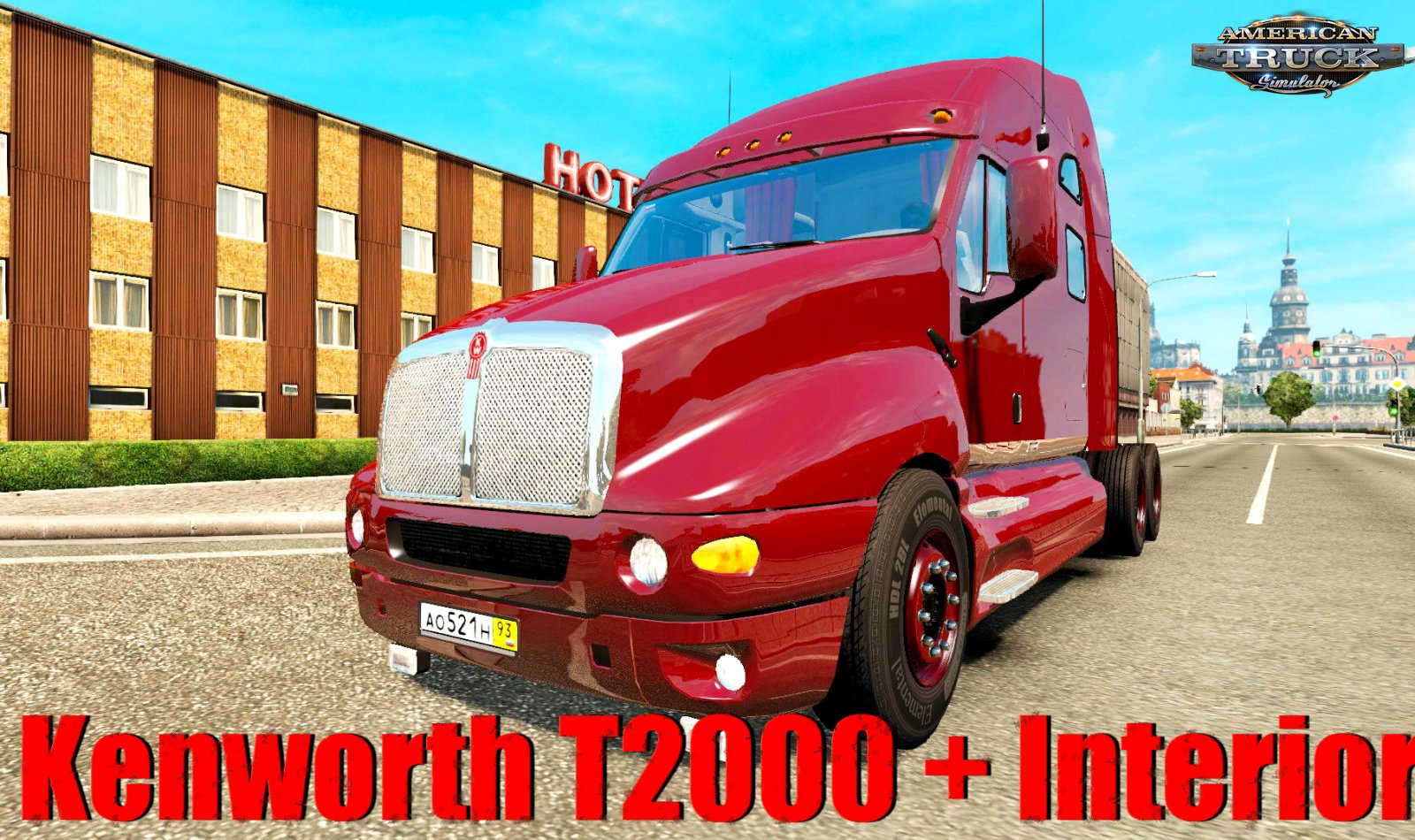 Kenworth T2000 + Interior v1.0 (1.34.x)