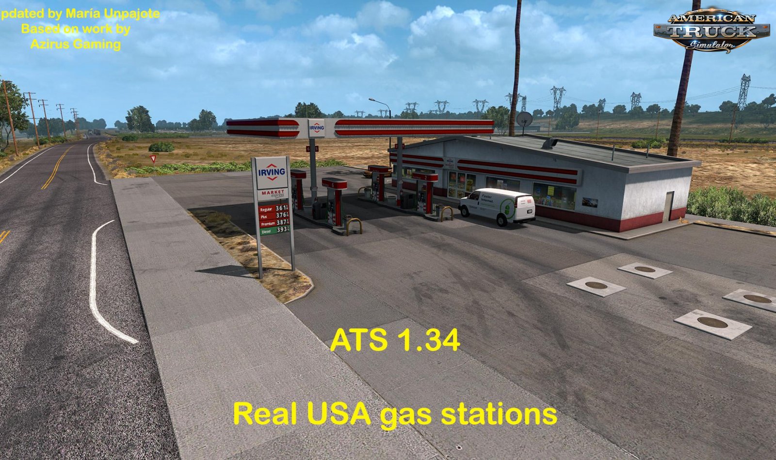 REAL USA GAS STATIONS v1.0 (1.34.x)