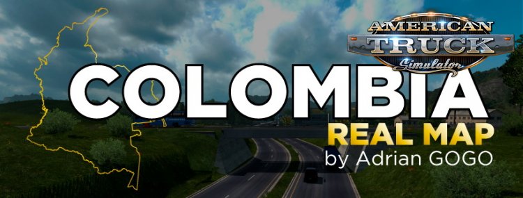 Colombia Real Map by Adrian GOGO