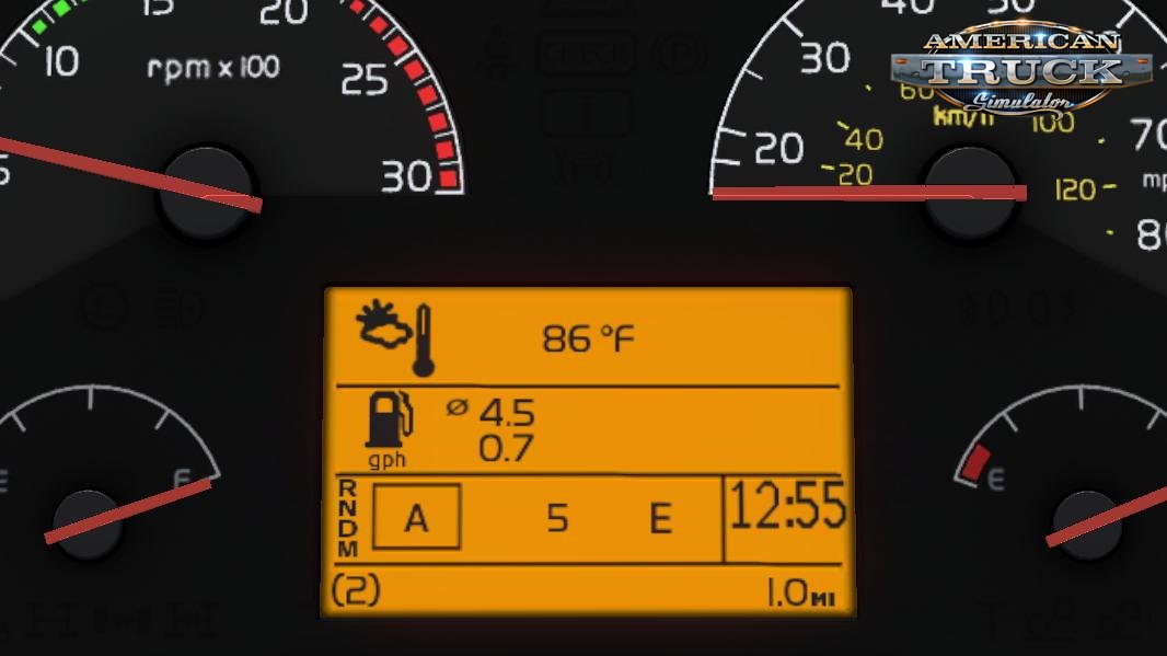 Realistic Volvo VNL Dashboard Computer v1.1 (1.36.x)