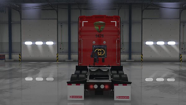 Tesla Motors Skin for Kenworth T680 v1.0 (1.35.x)