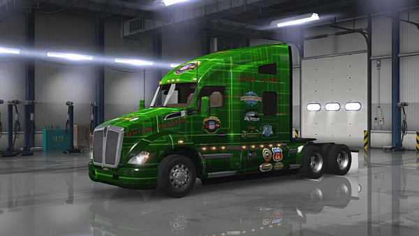 Union Pacific Skin for Kenworth T680 v1.0 (1.35.x)