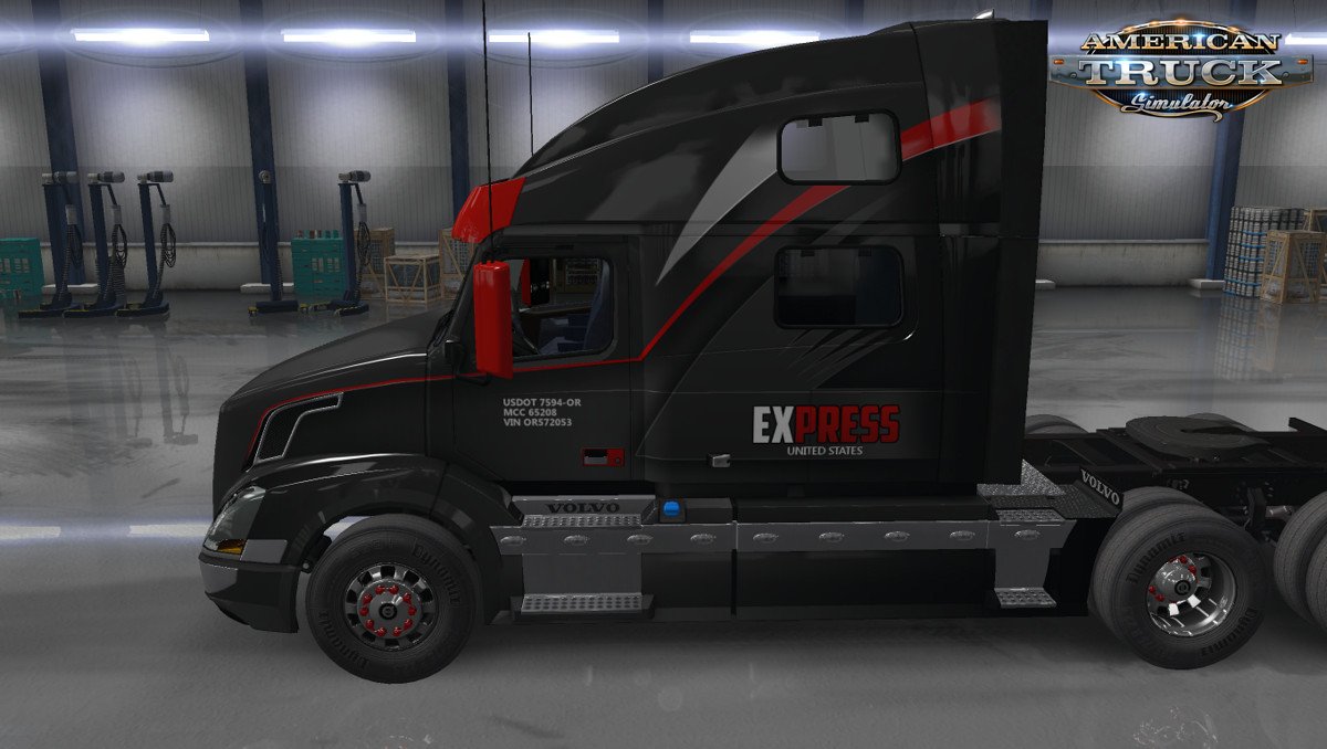 Express United States Skin for Volvo VNL v1.0 by HYPENUT (1.35.x)