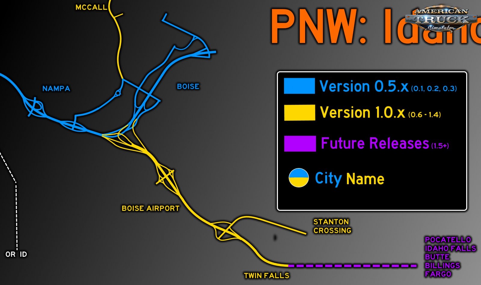 Project North West Map (Boise & Nampa) v0.1.2 (1.35.x)