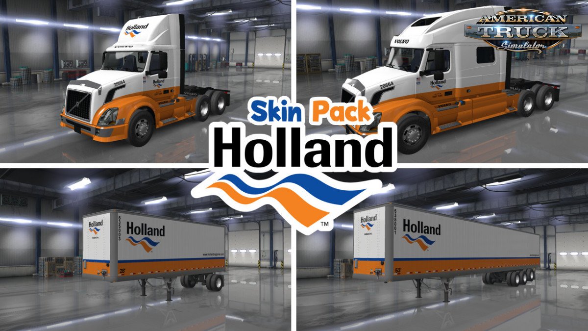 Holland Truck & Trailer Skin Pack v1.0 (1.35.x)