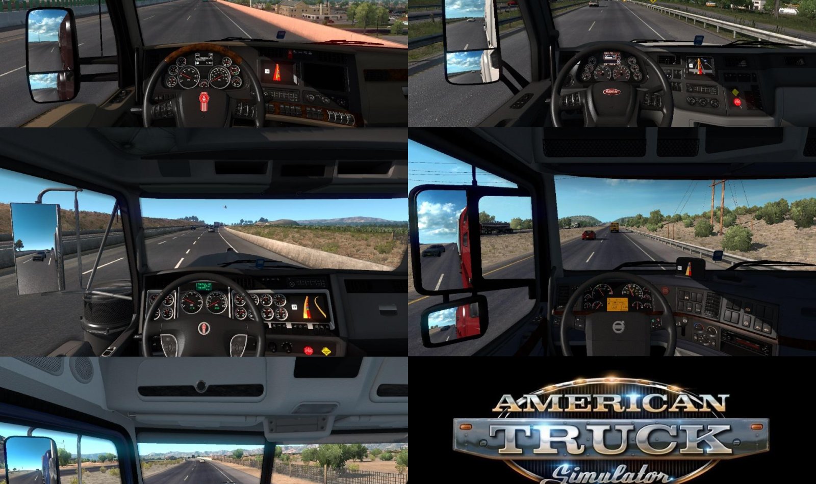 Real Interior Cams v1.0 by Indomable (1.35.x) for ATS